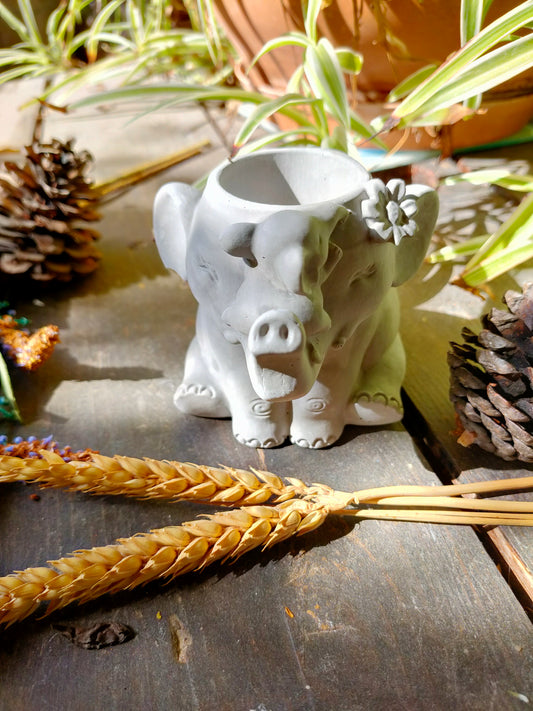 Pot éléphant porte bonheur