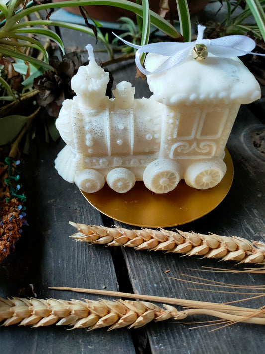 Bougie le train de Noël
