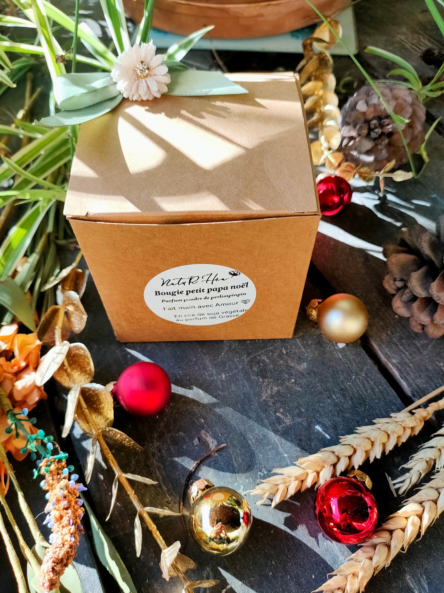 Bougie Petit papa Noël