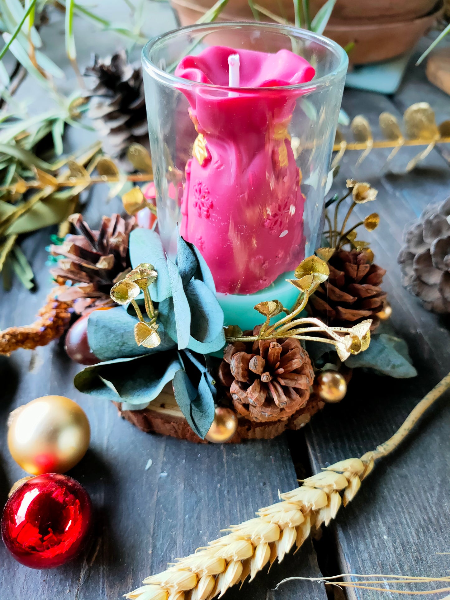 Centre de table Sac de Noël enchanté