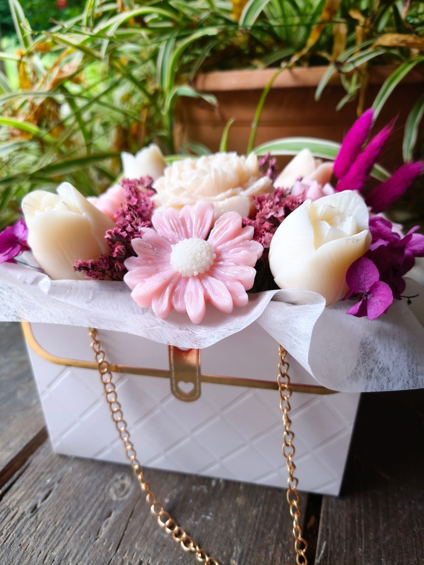 Évasion Florale – Bouquet parfumé Bigarade & Musc Blanc