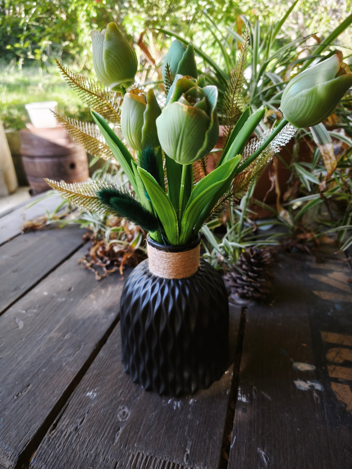 Éclat de Jade – Bouquet de tulipes parfumées au Musc
