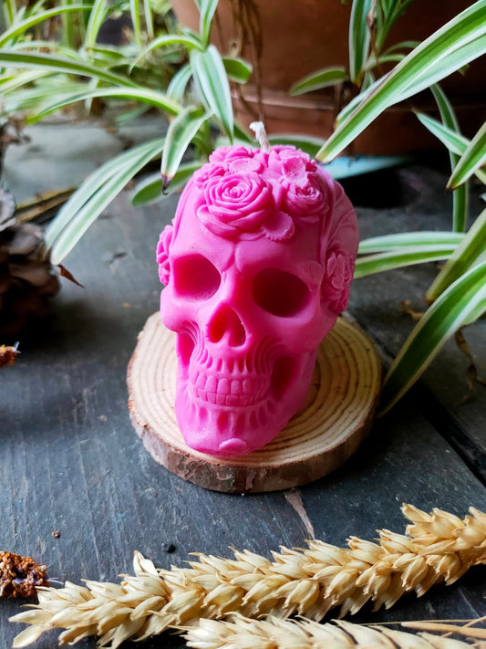 Bougie Tête de mort