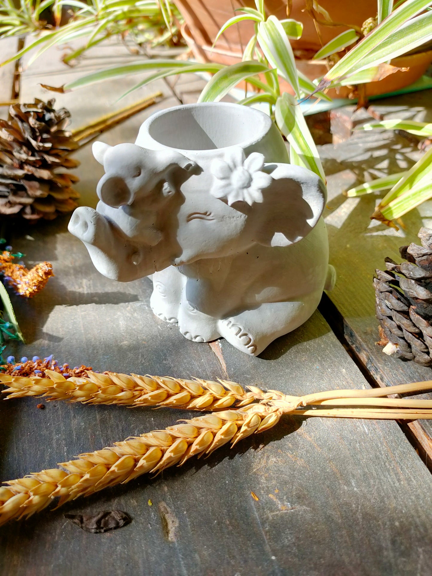 Pot éléphant porte bonheur