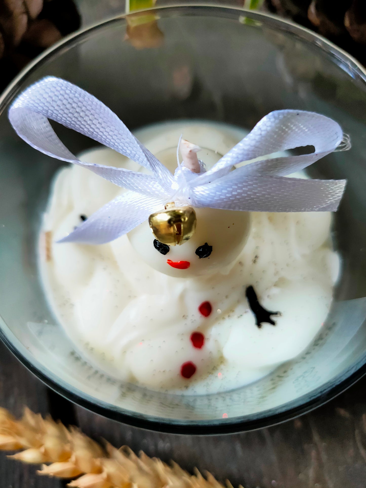 Bougie Bonhomme de neige