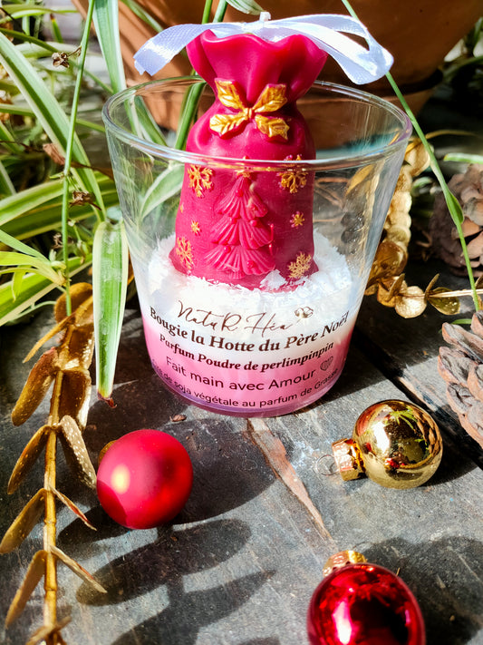 Bougie hotte du Père Noël