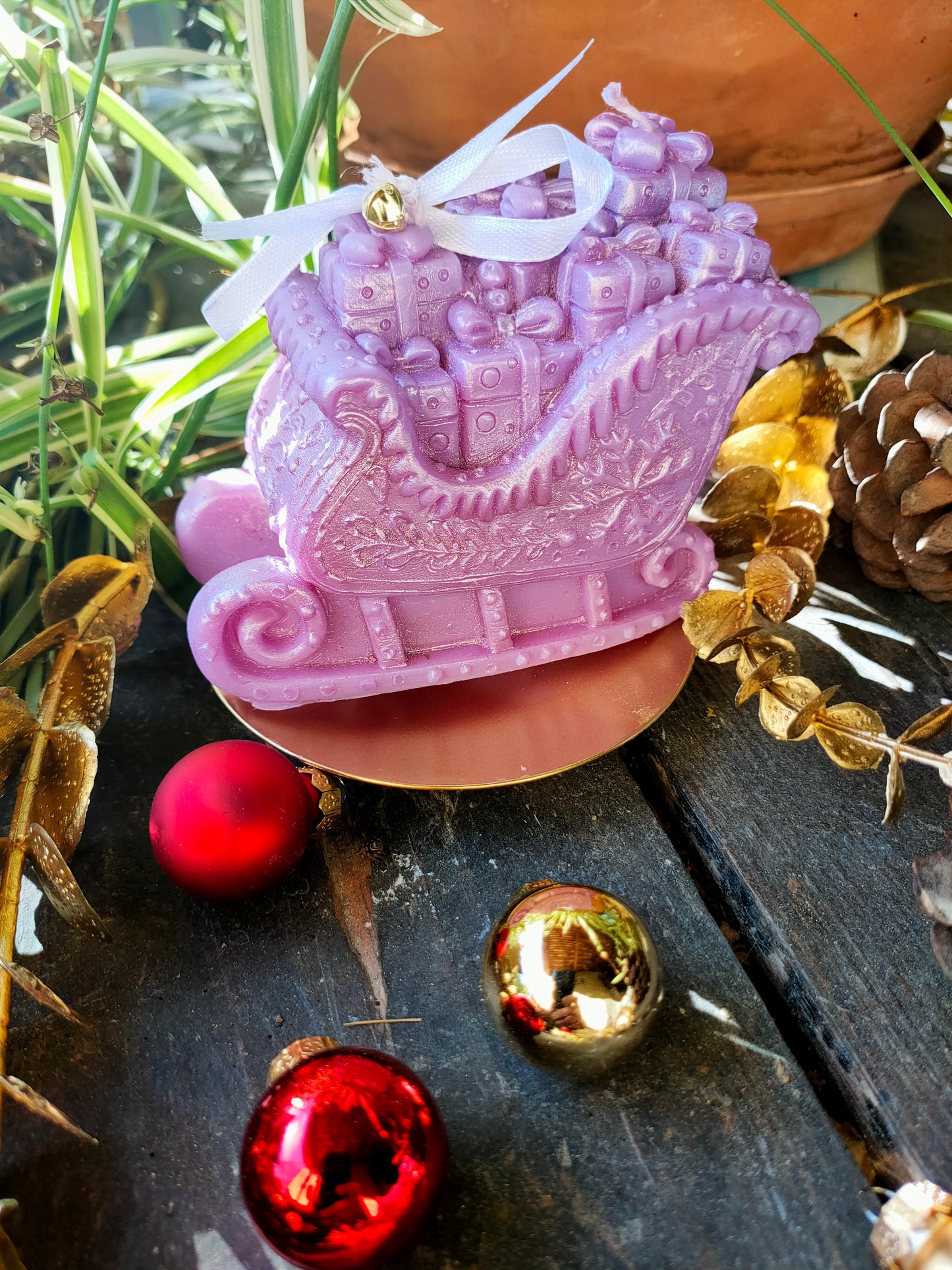 Bougie traineau magique