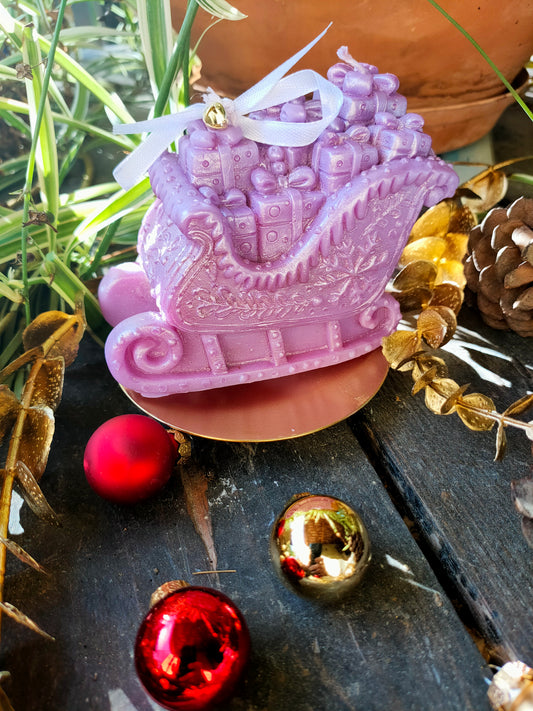 Bougie traineau magique