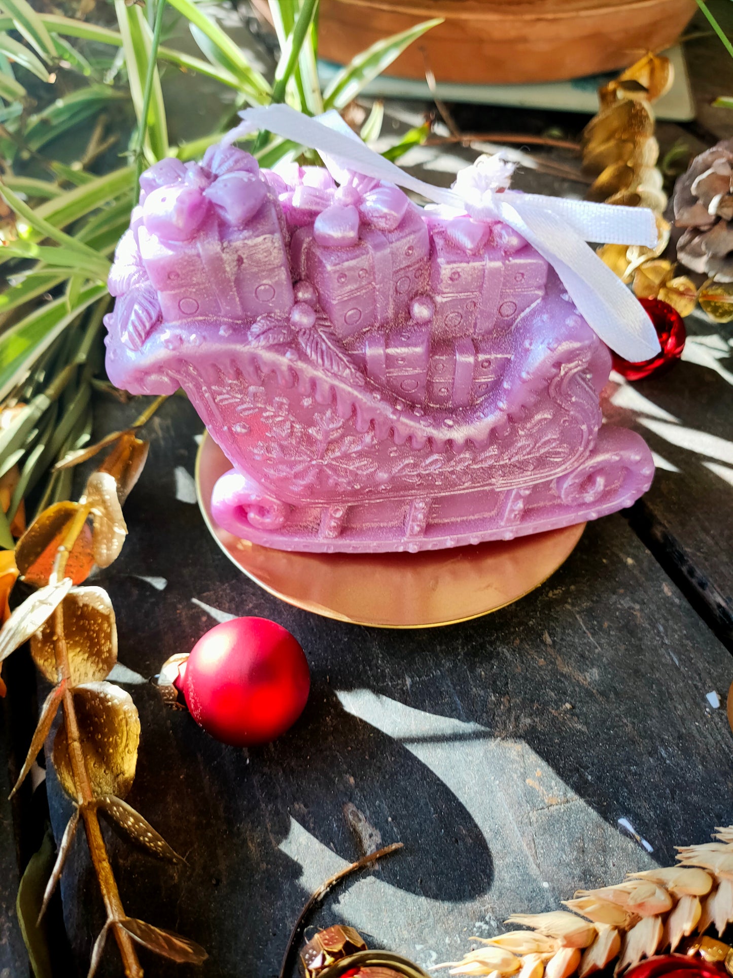 Bougie traineau magique