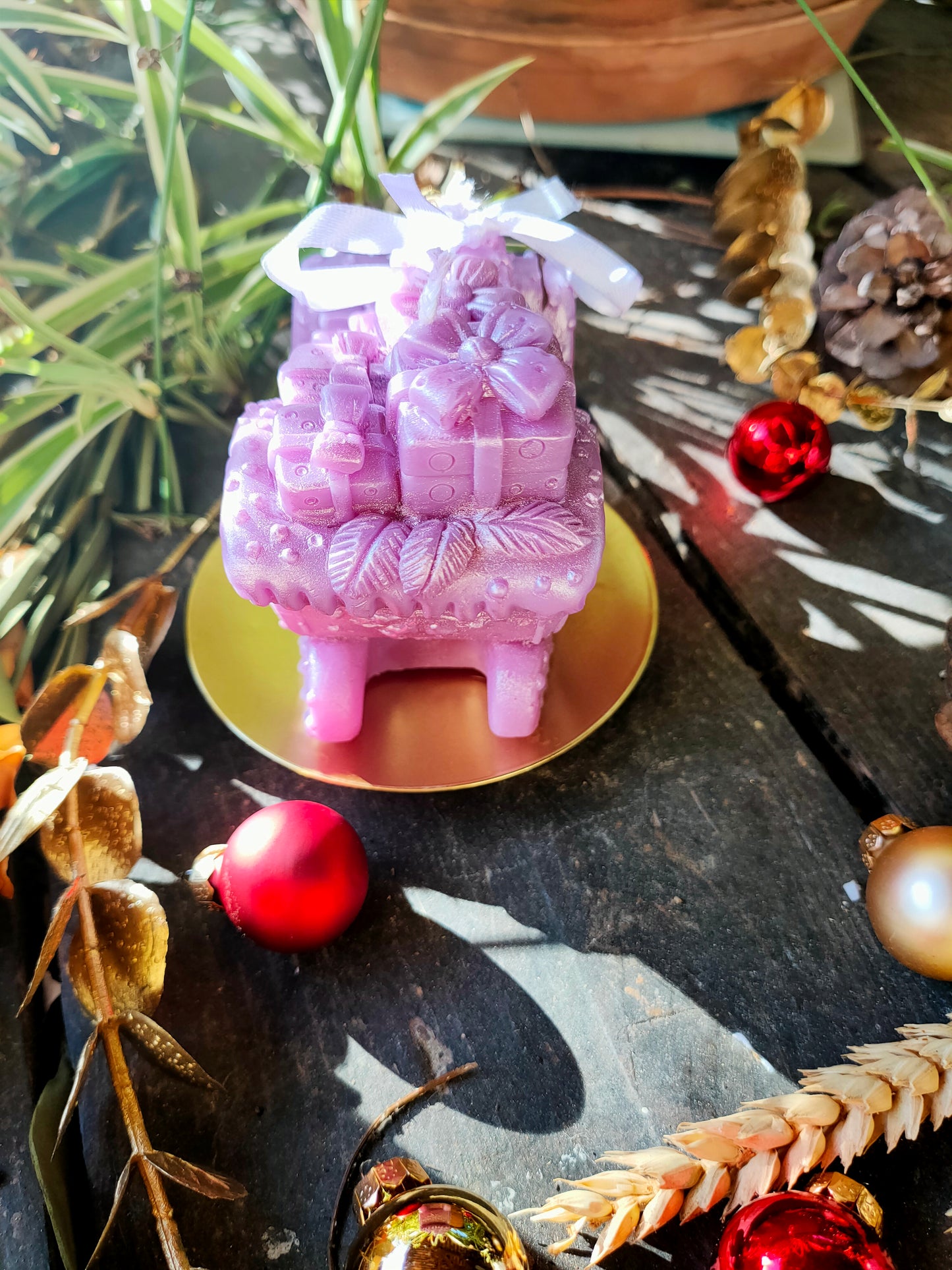 Bougie traineau magique