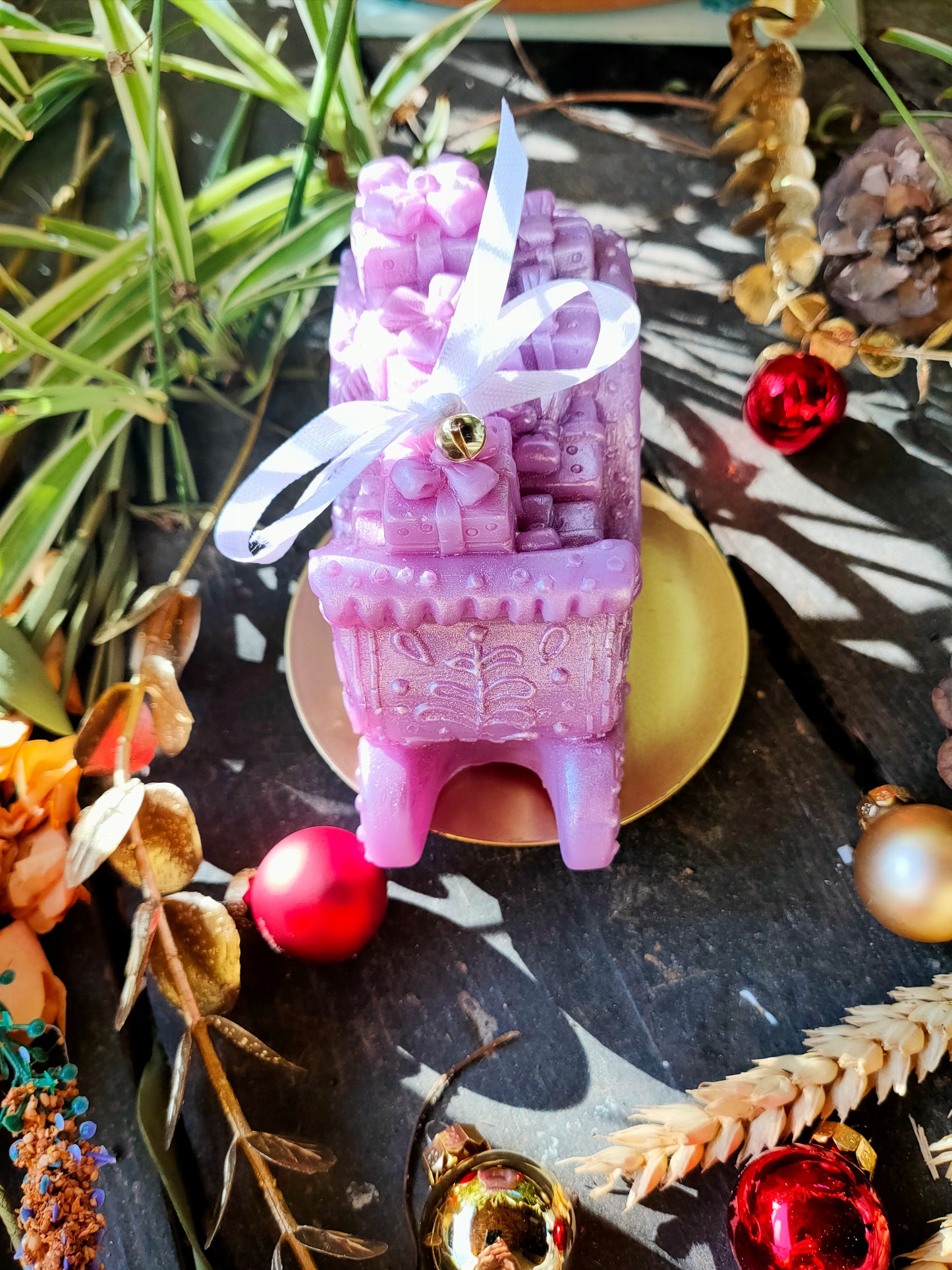 Bougie traineau magique