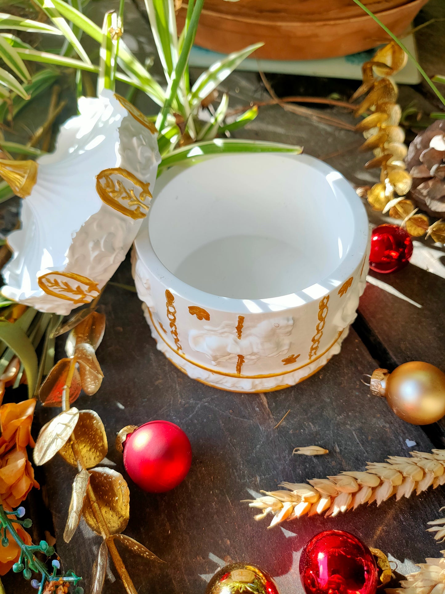 Boite en résine Carrousel enchanté