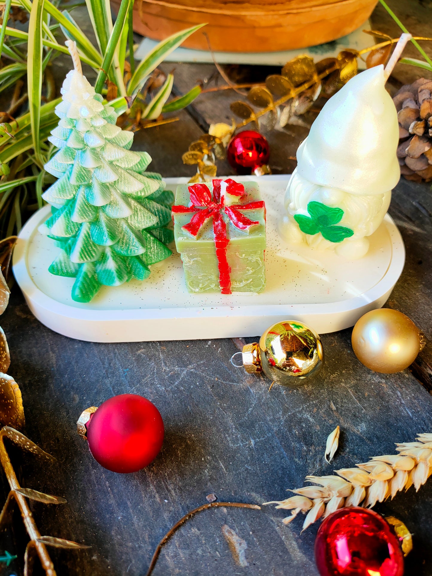 Bougie cadeau du gnome