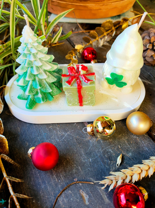 Bougie cadeau du gnome