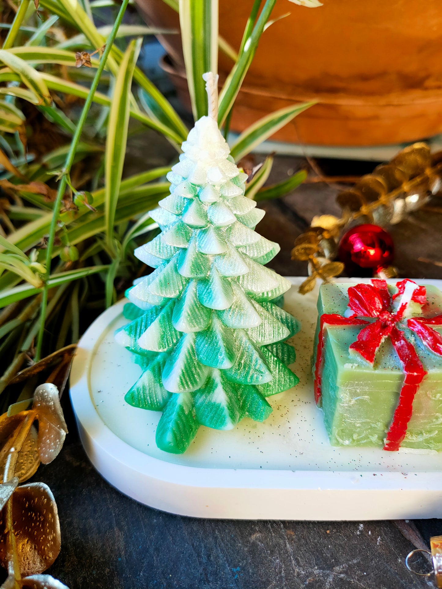 Bougie cadeau du gnome