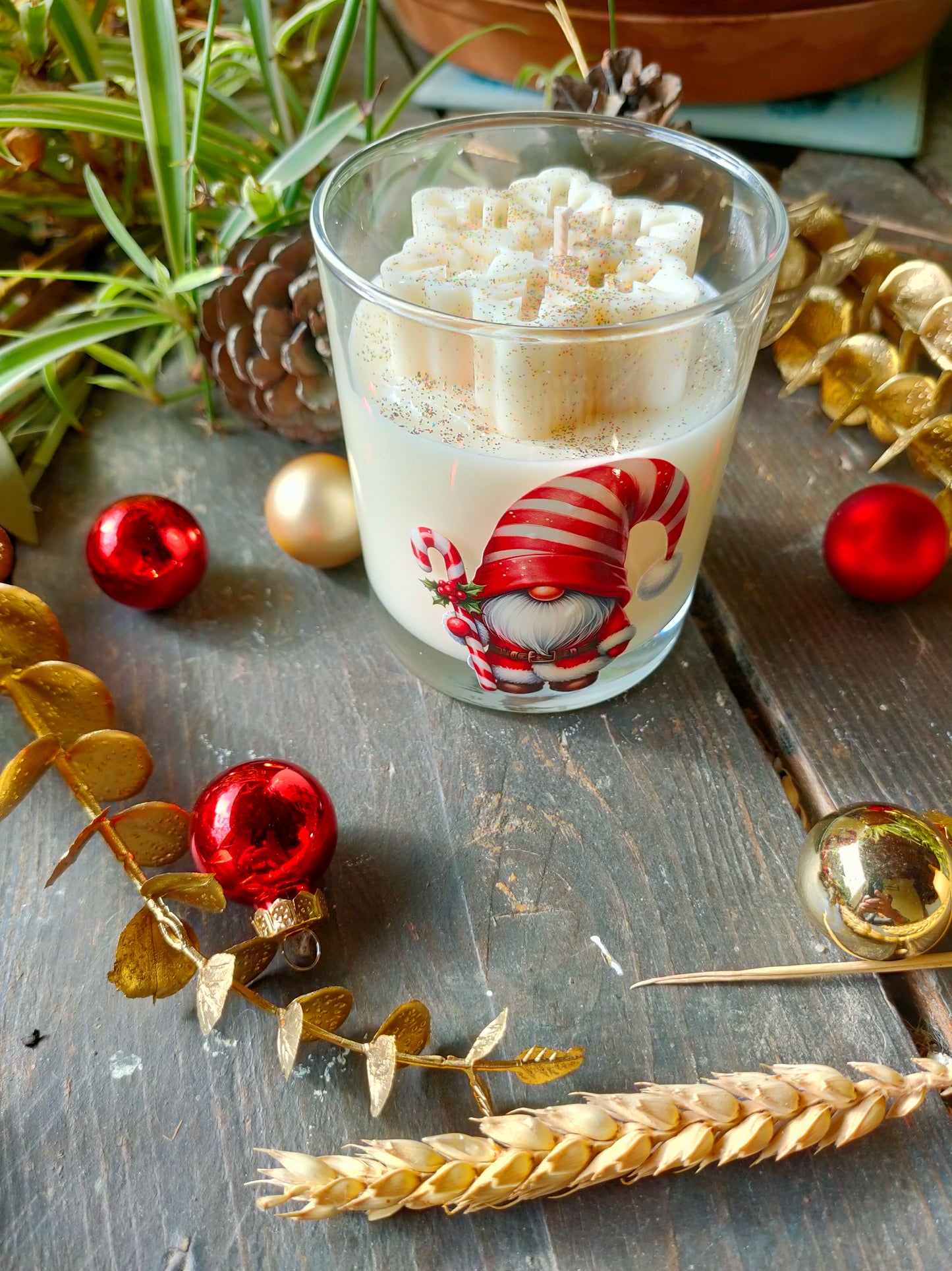 Bougie Étoile de Noël