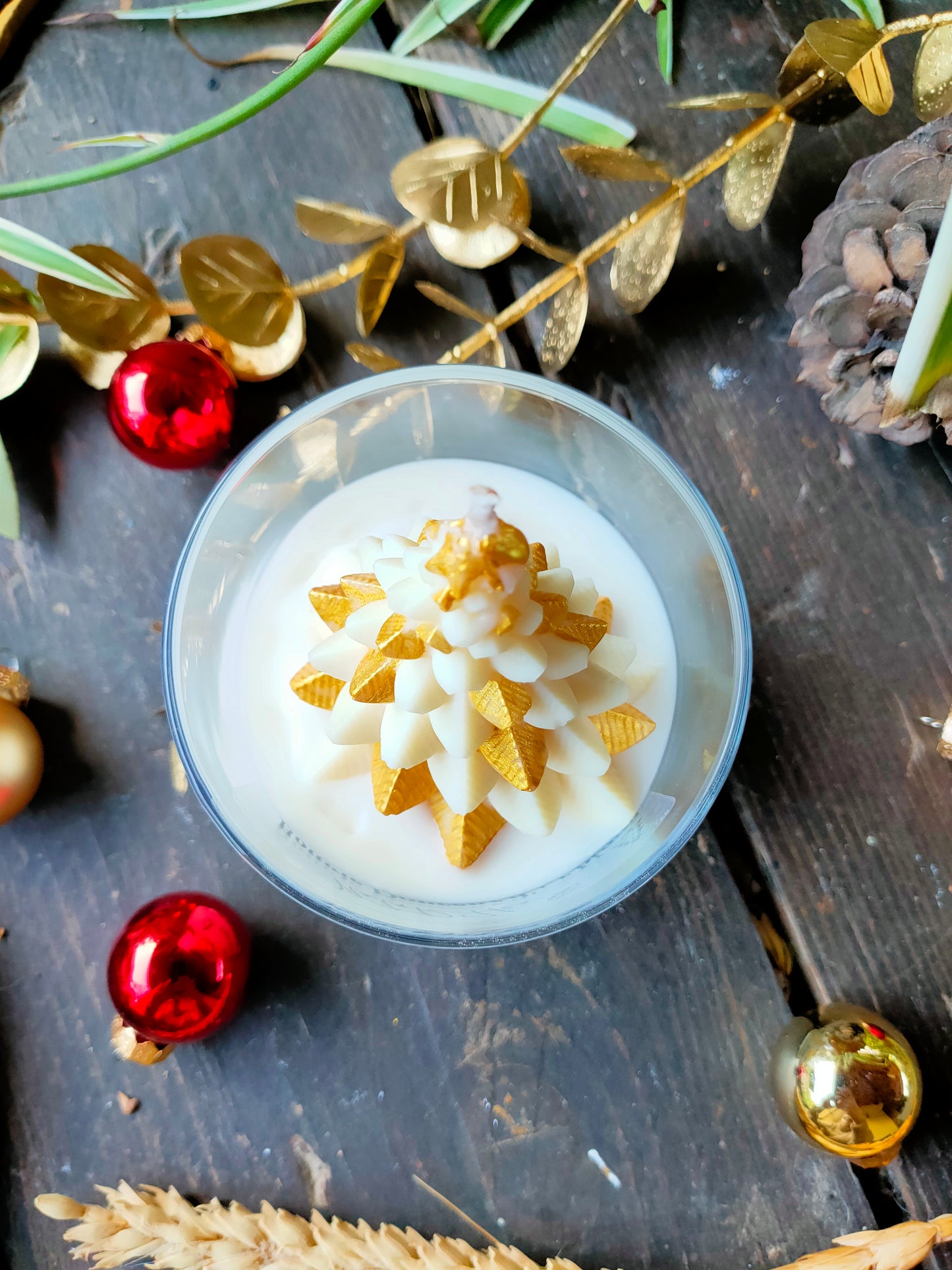 Bougie douceur d' or blanc