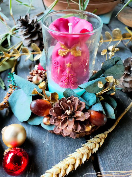 Centre de table Sac de Noël enchanté