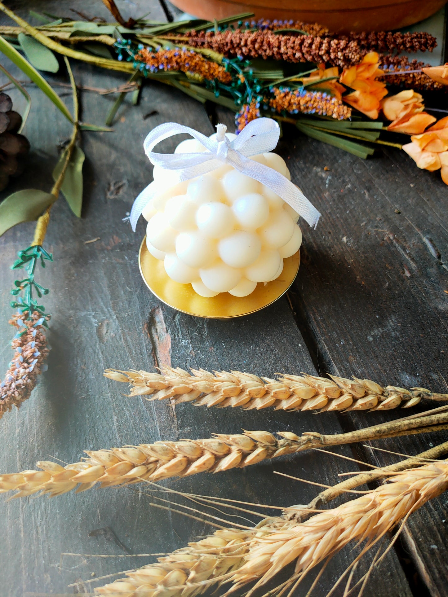 Bougie Bulle ronde - Doux rêves