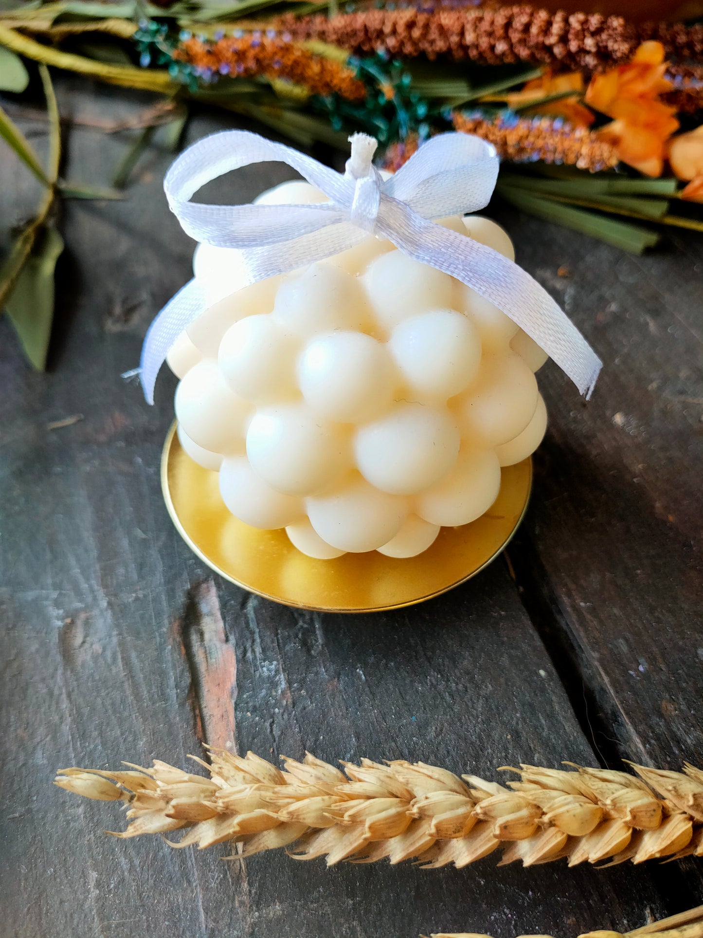 Bougie Bulle ronde - Doux rêves