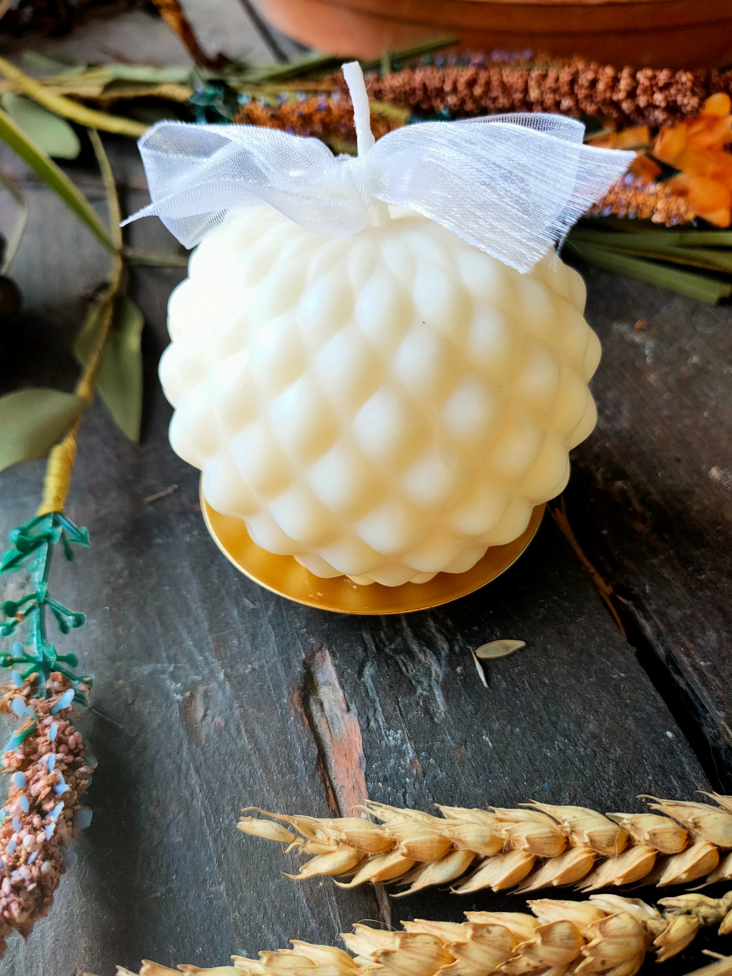 Bougie Stéphanie - parfum Bulle festive