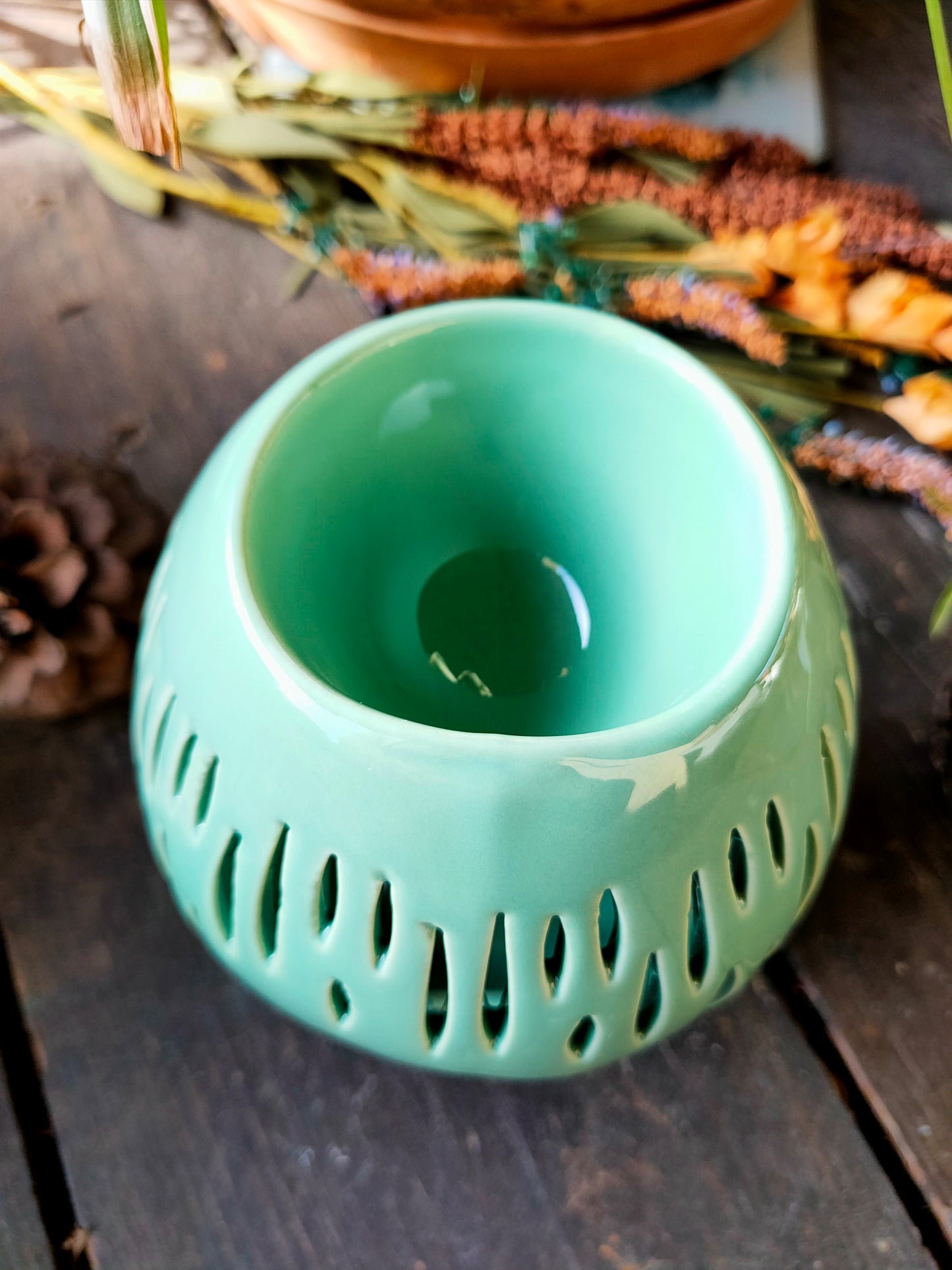 Brûle-parfum  Ovali Olive