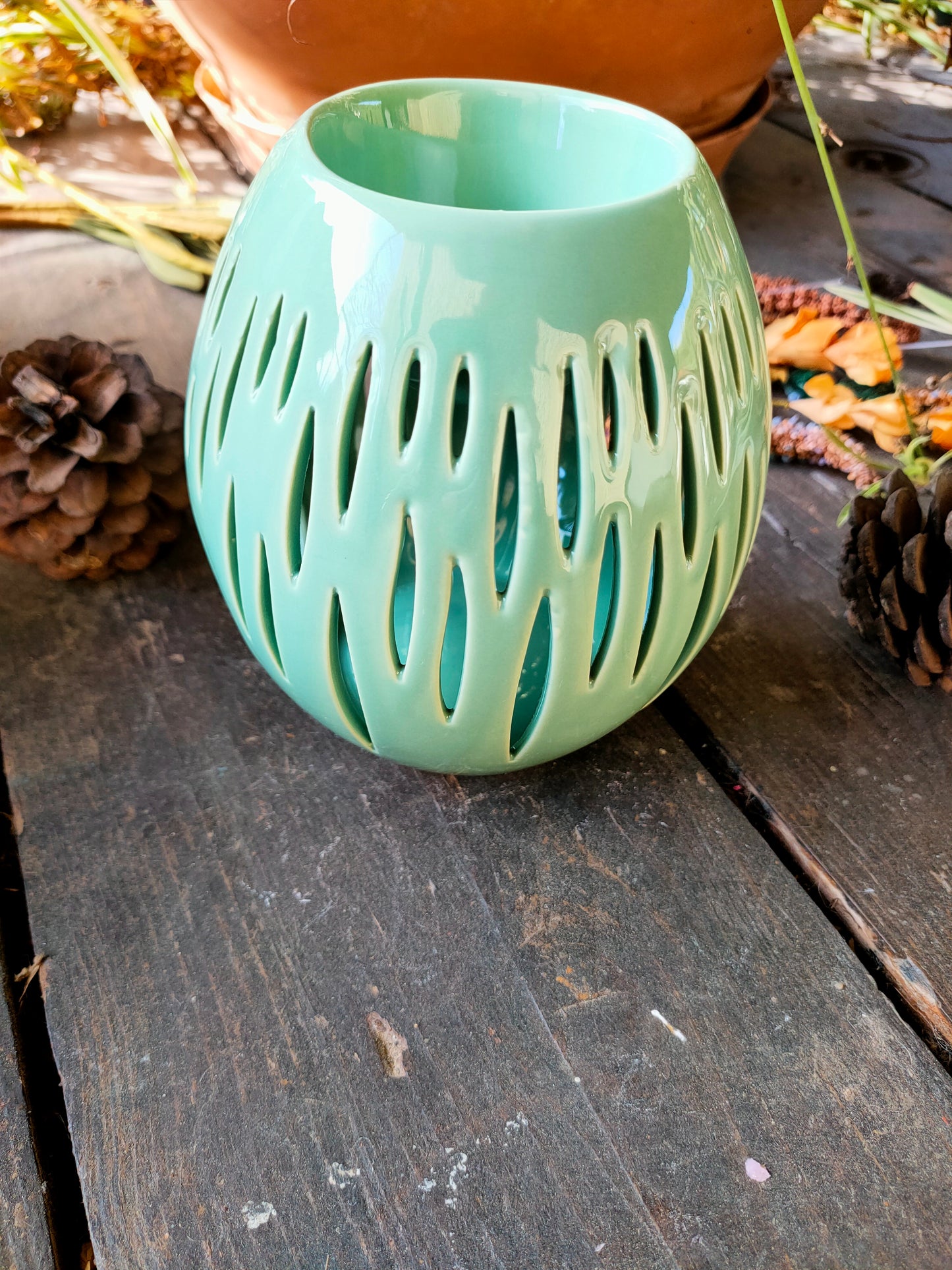 Brûle-parfum  Ovali Olive