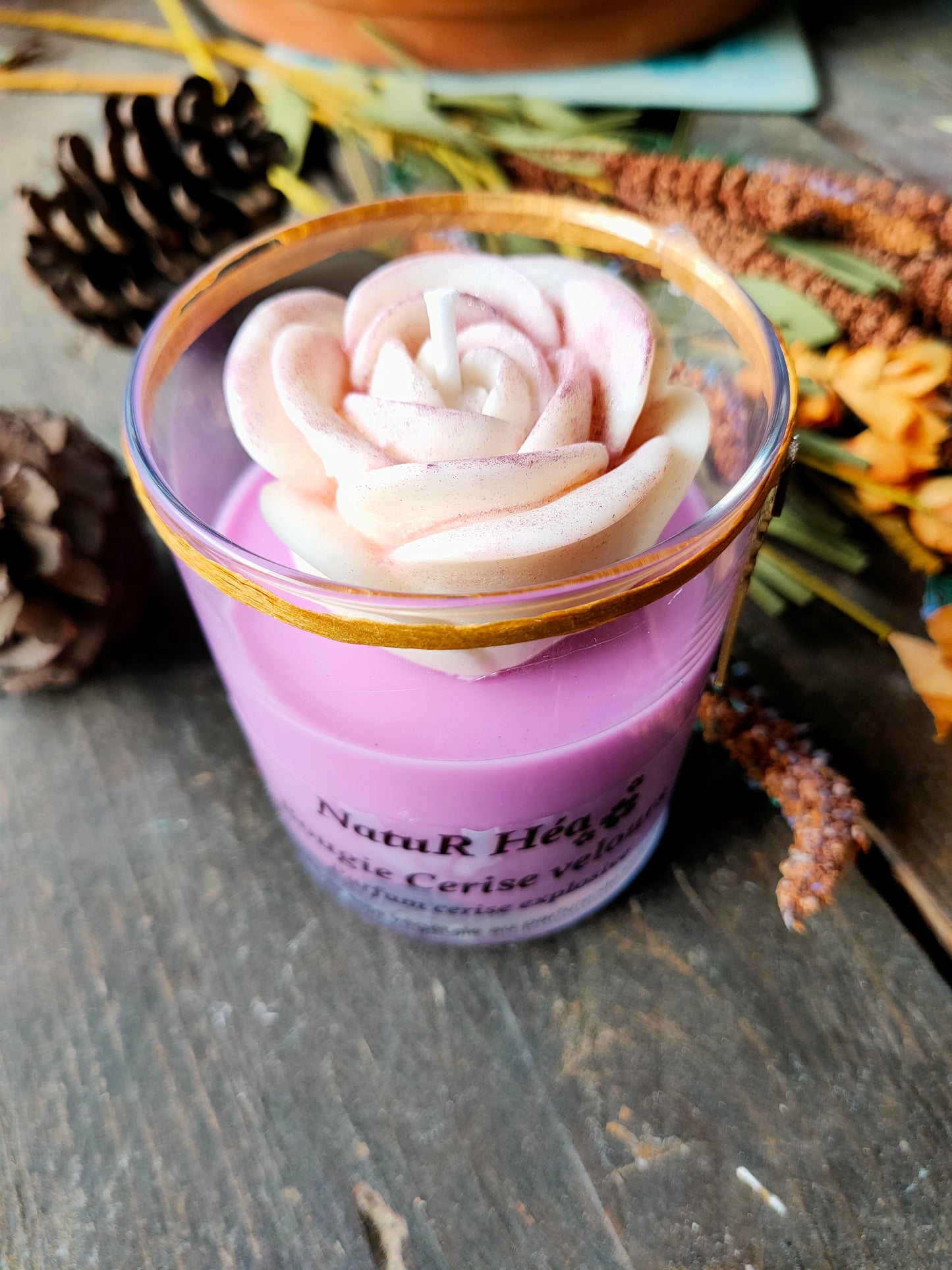 Bougie Cerise Velours