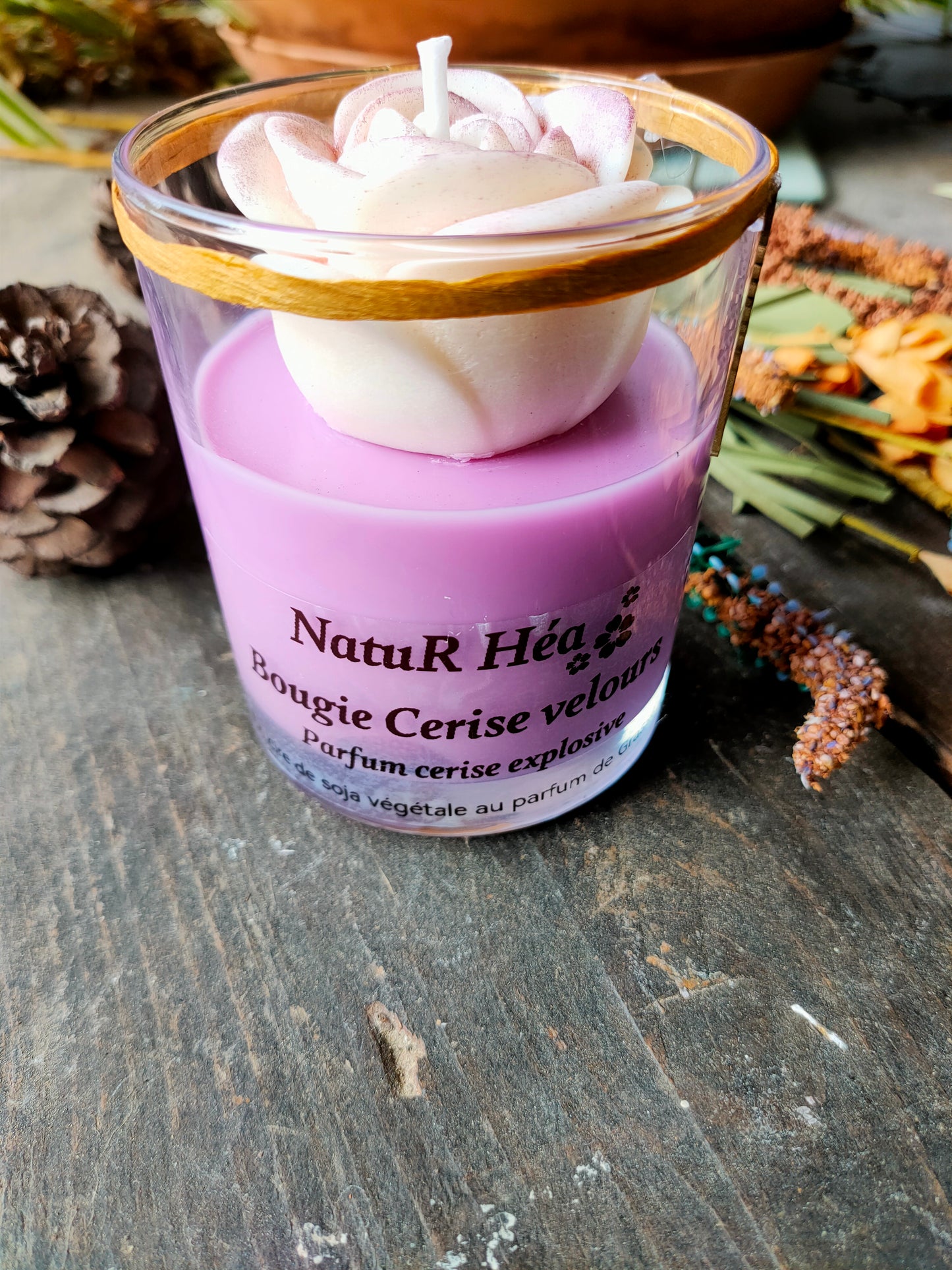 Bougie Cerise Velours