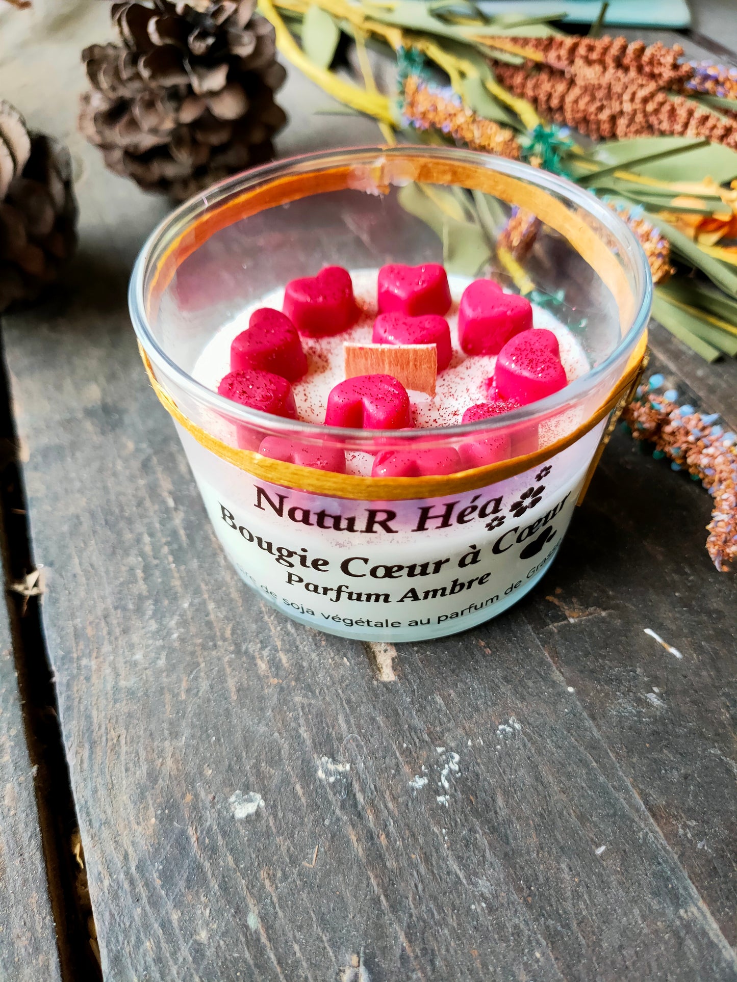 Bougie Cœur à Cœur