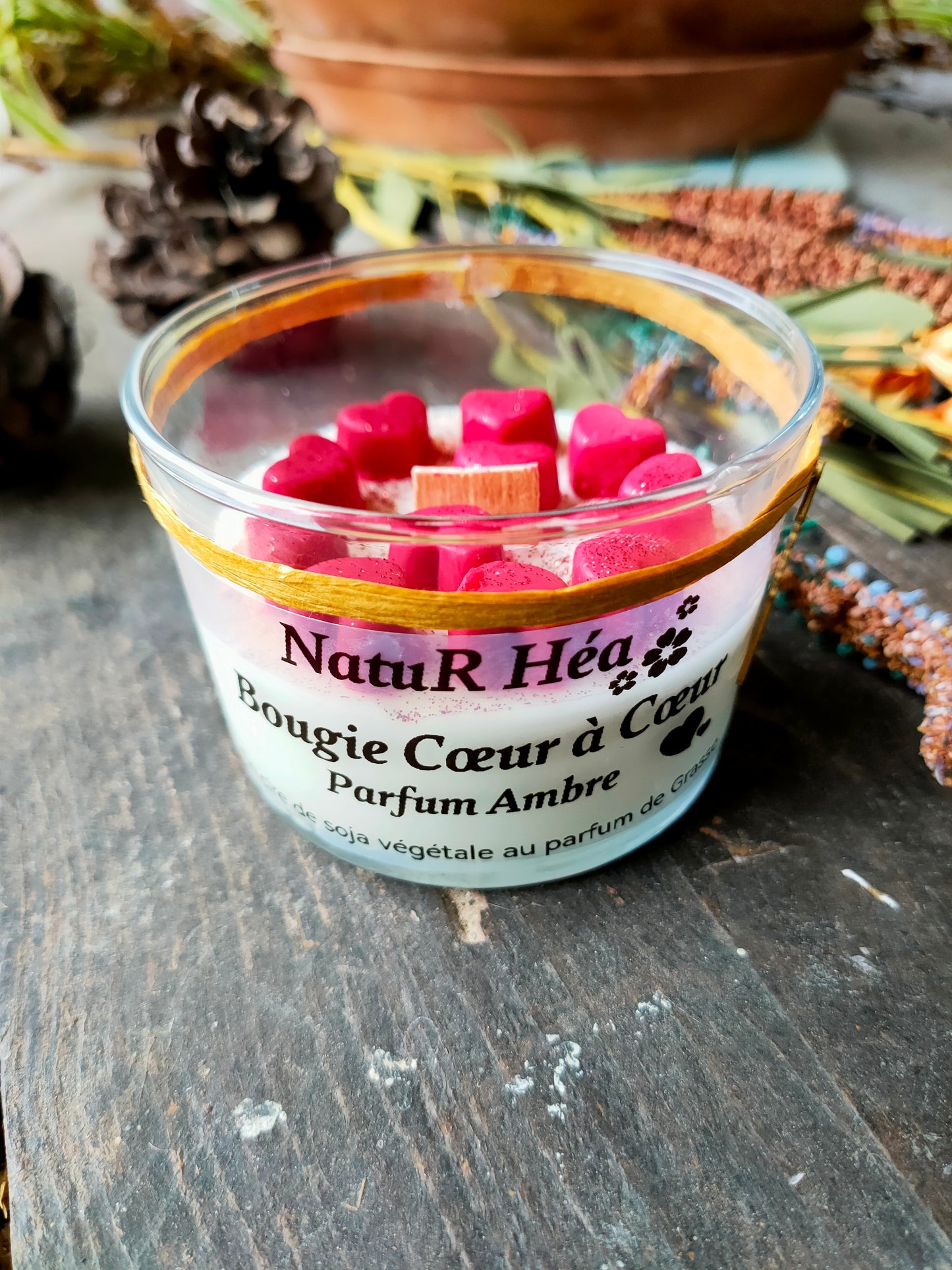 Bougie Cœur à Cœur