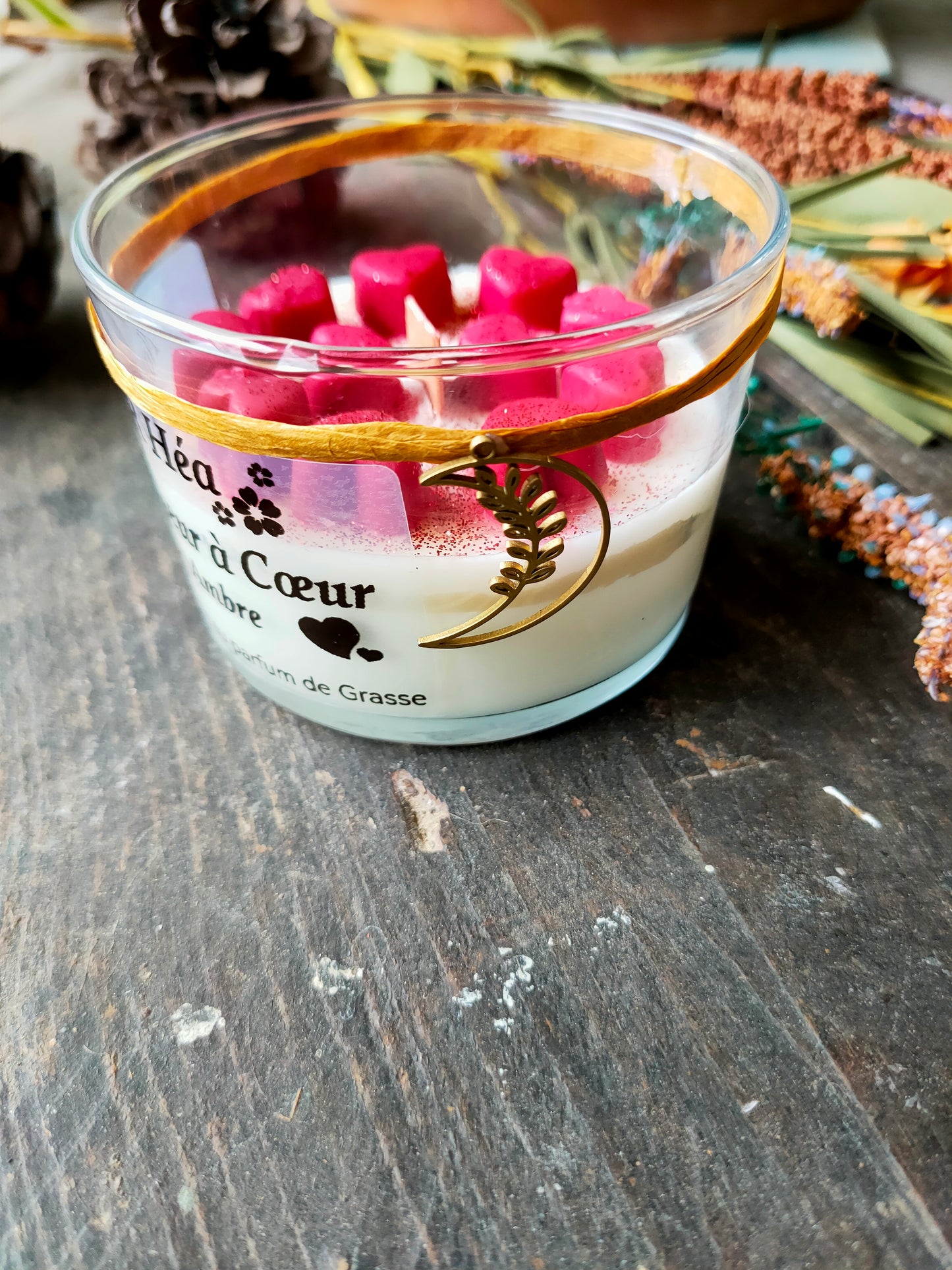 Bougie Cœur à Cœur