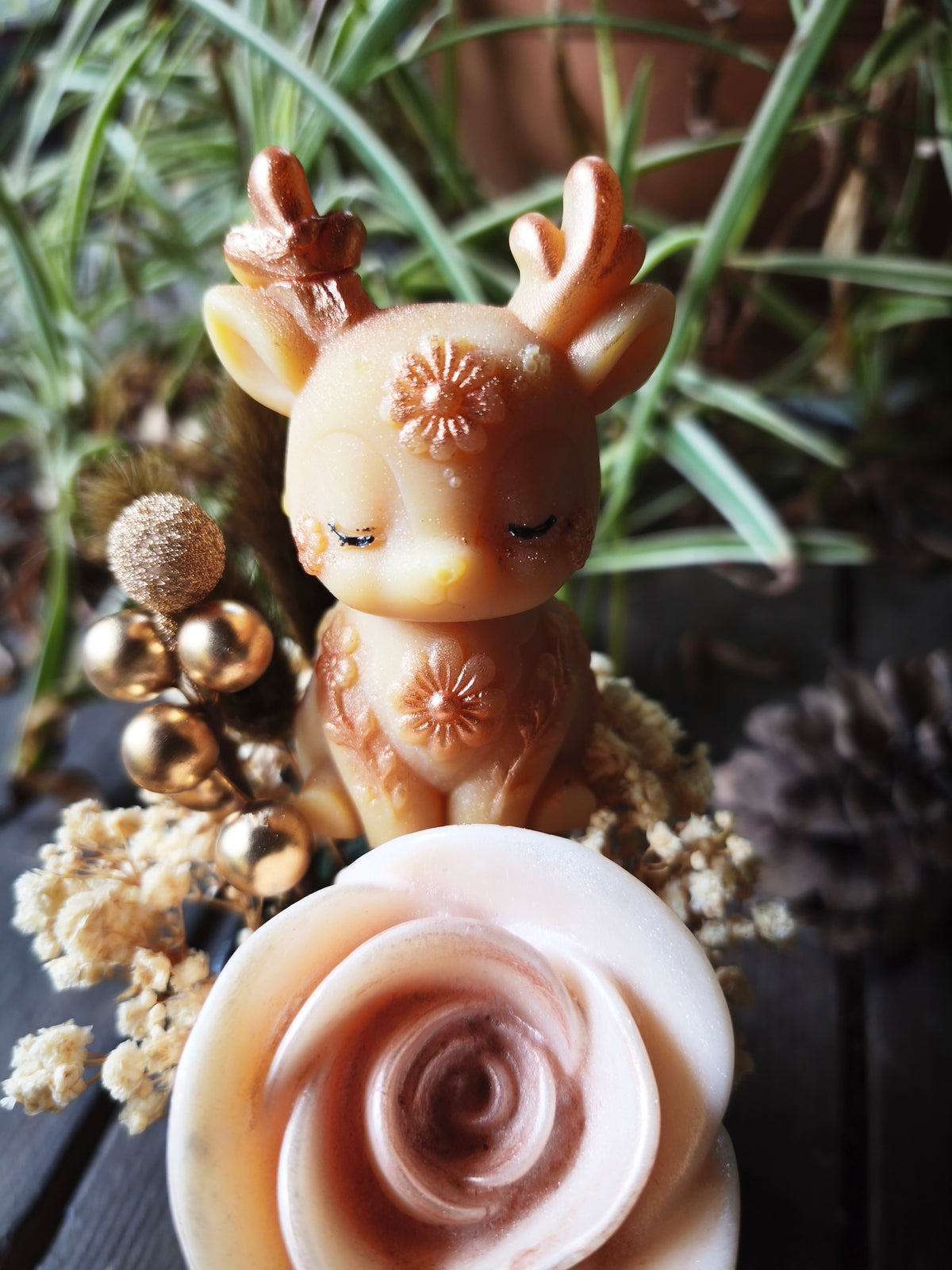 Petit rêve des bois – Création artisanale parfumée à la pivoine