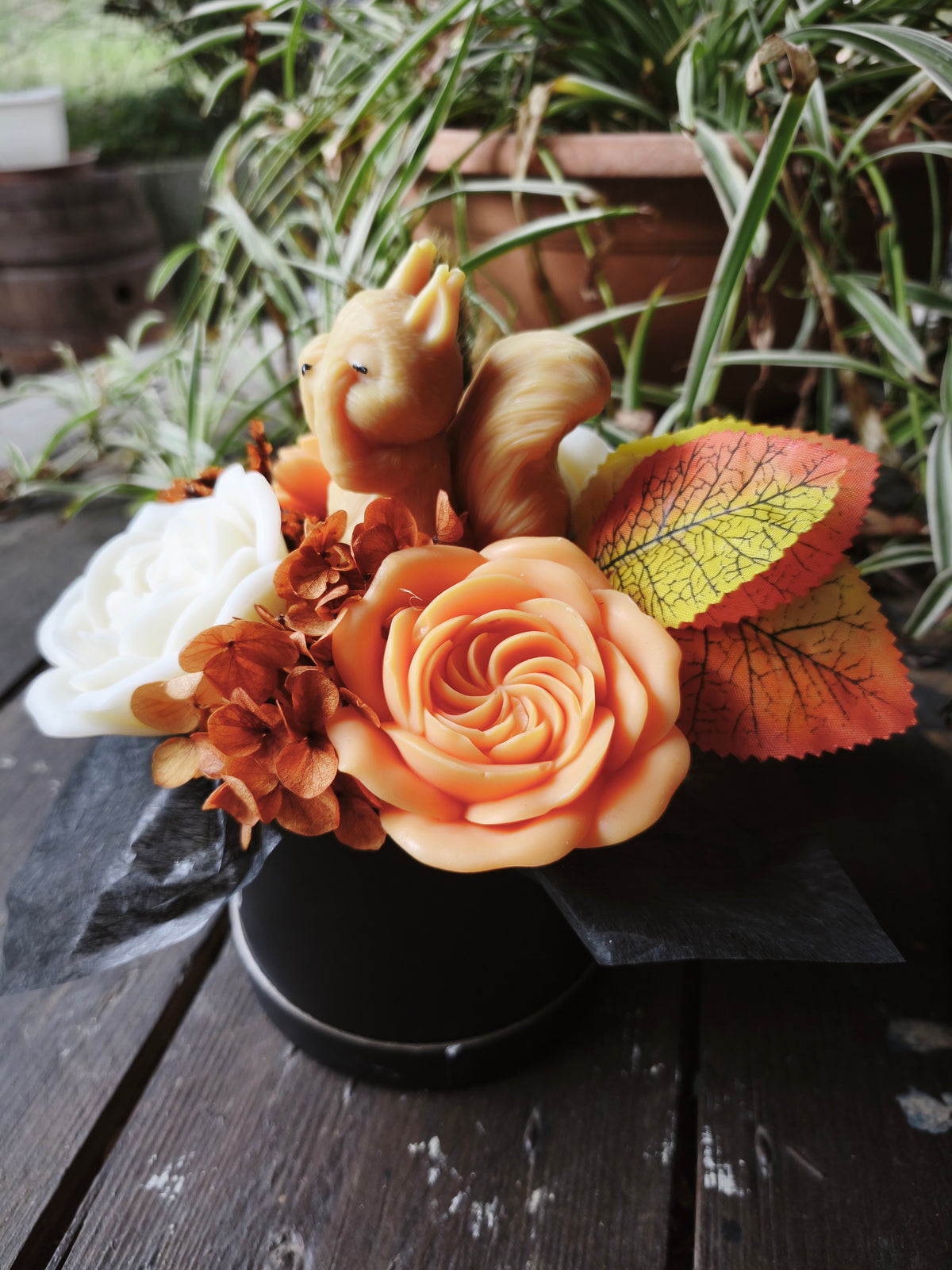 Cache cache d'automne bouquet de fondants parfumés - lait de coton