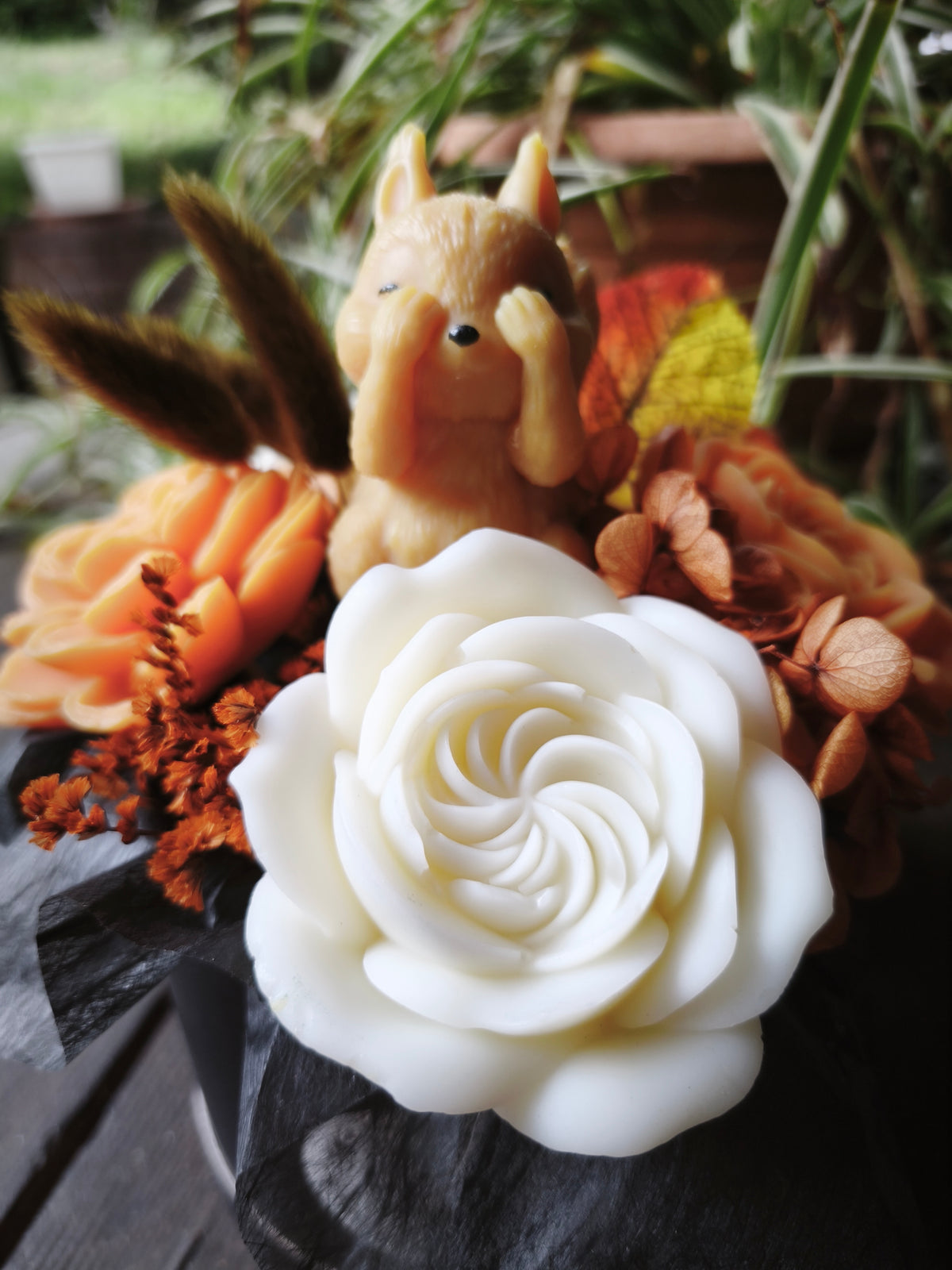 Cache cache d'automne bouquet de fondants parfumés - lait de coton