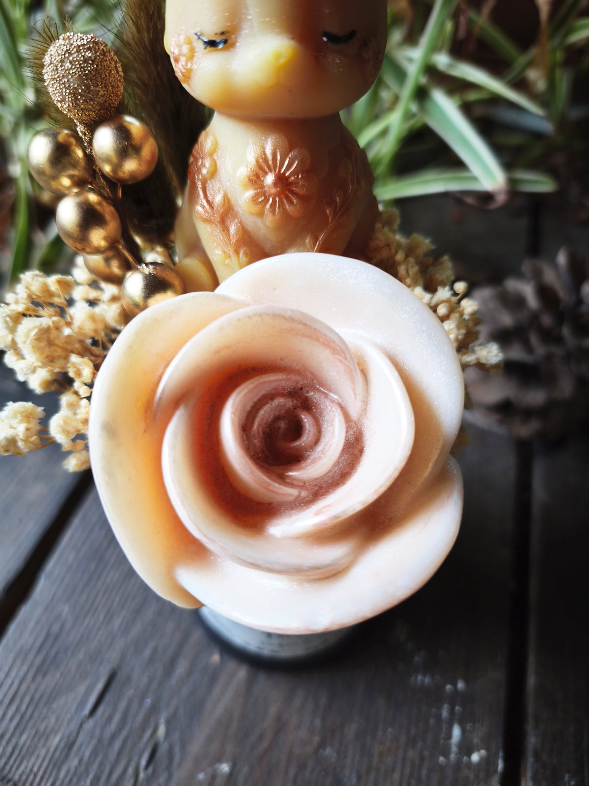 Petit rêve des bois – Création artisanale parfumée à la pivoine