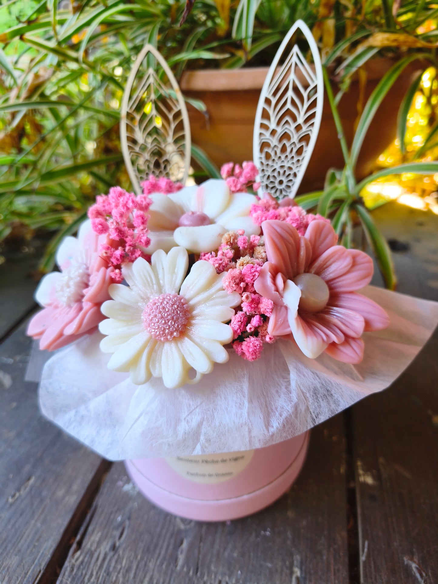 Jardin de Douceur – Bouquet parfumé Pêche de Vigne