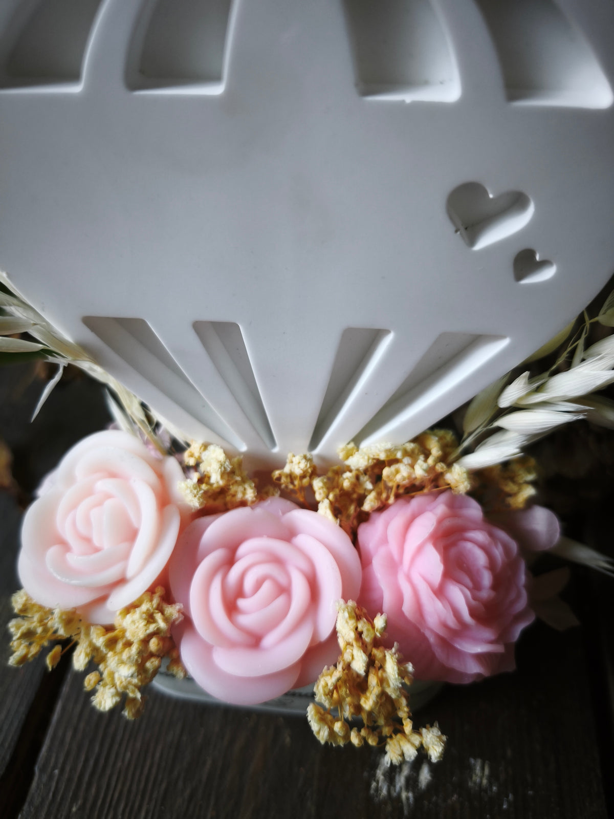 L'Envol des rêves – Composition florale parfumée & résine minérale