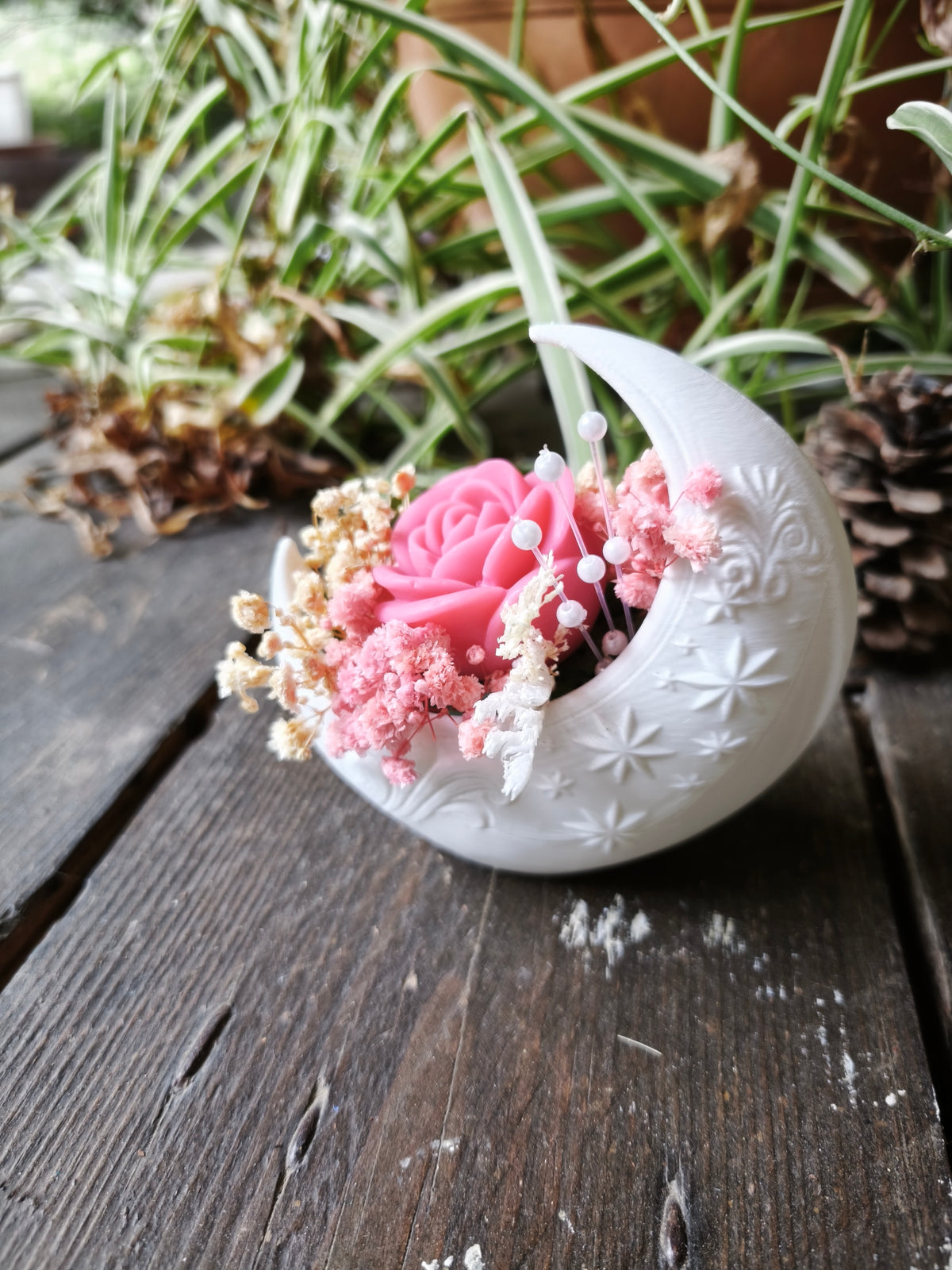 Rose de Lune – Décoration florale parfumée