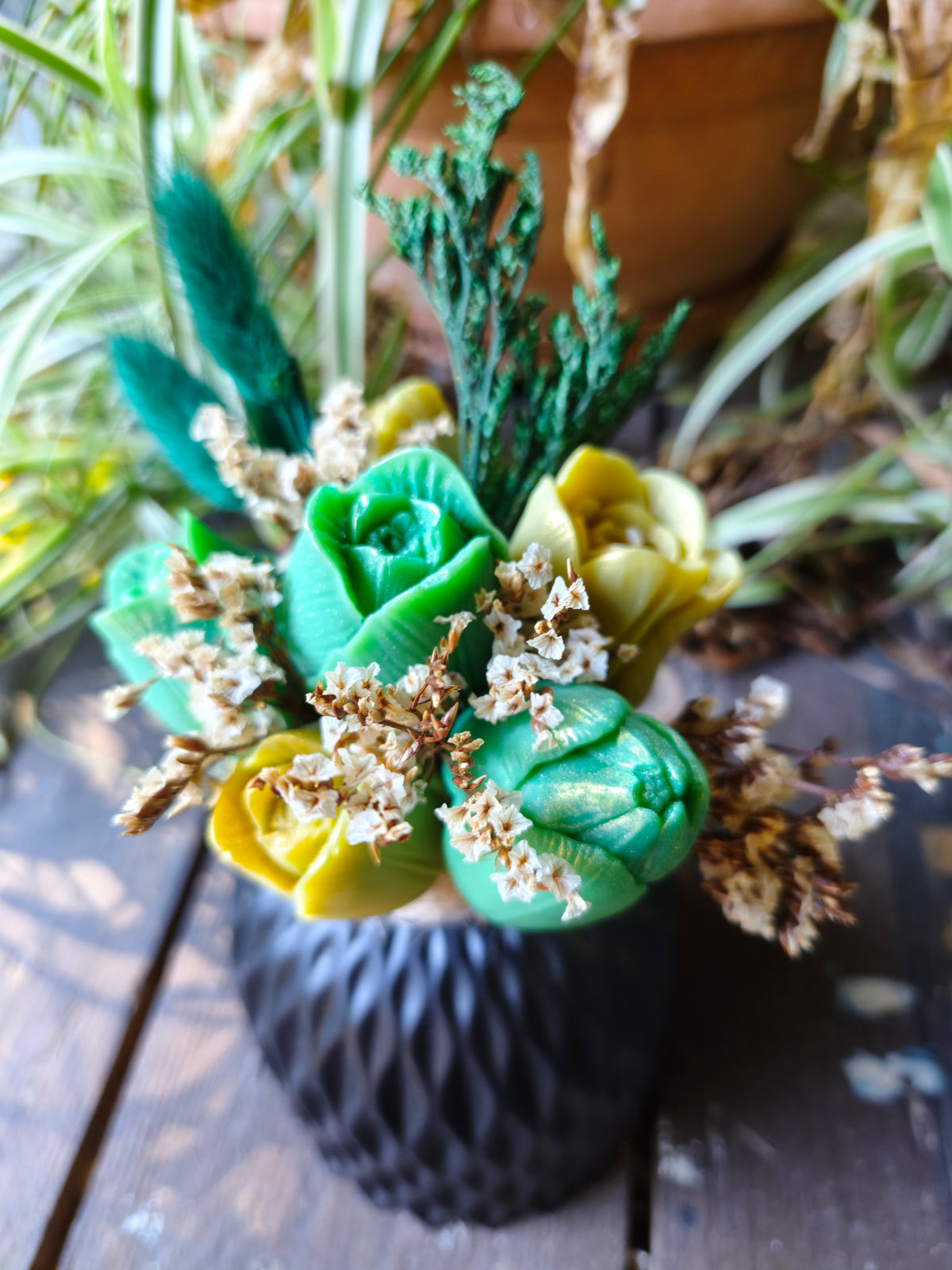 🌿 Éclat sauvage – Bouquet de fondants parfumés au musc