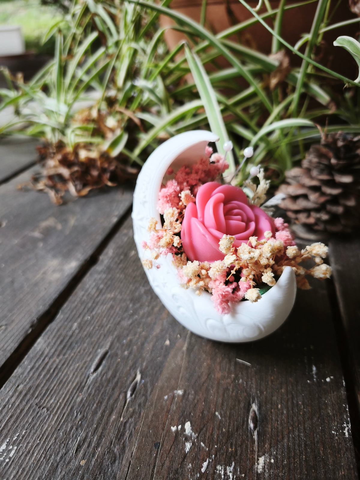 Rose de Lune – Décoration florale parfumée