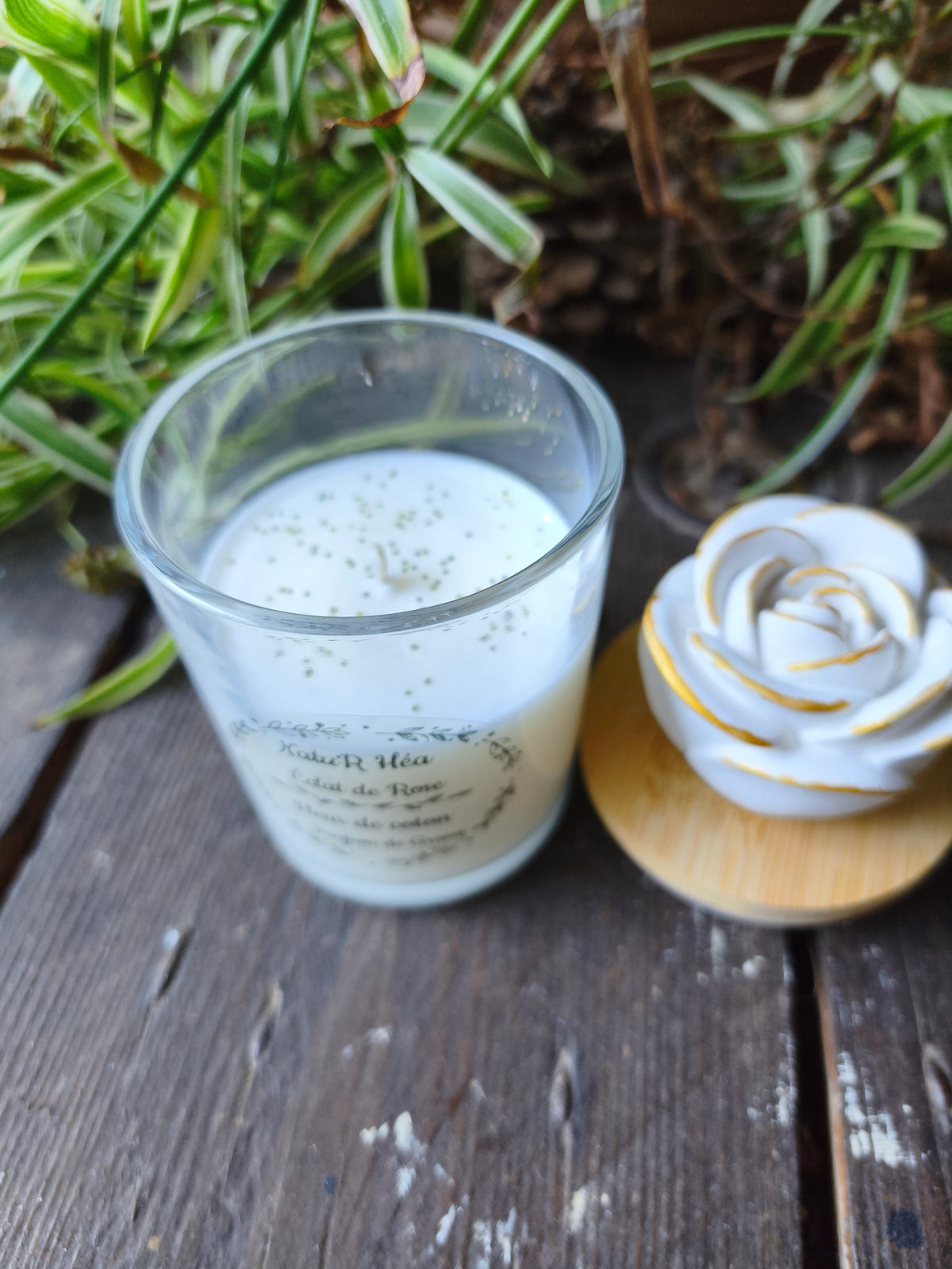 Éclat de Rose – Bougie parfumée Fleur de coton
