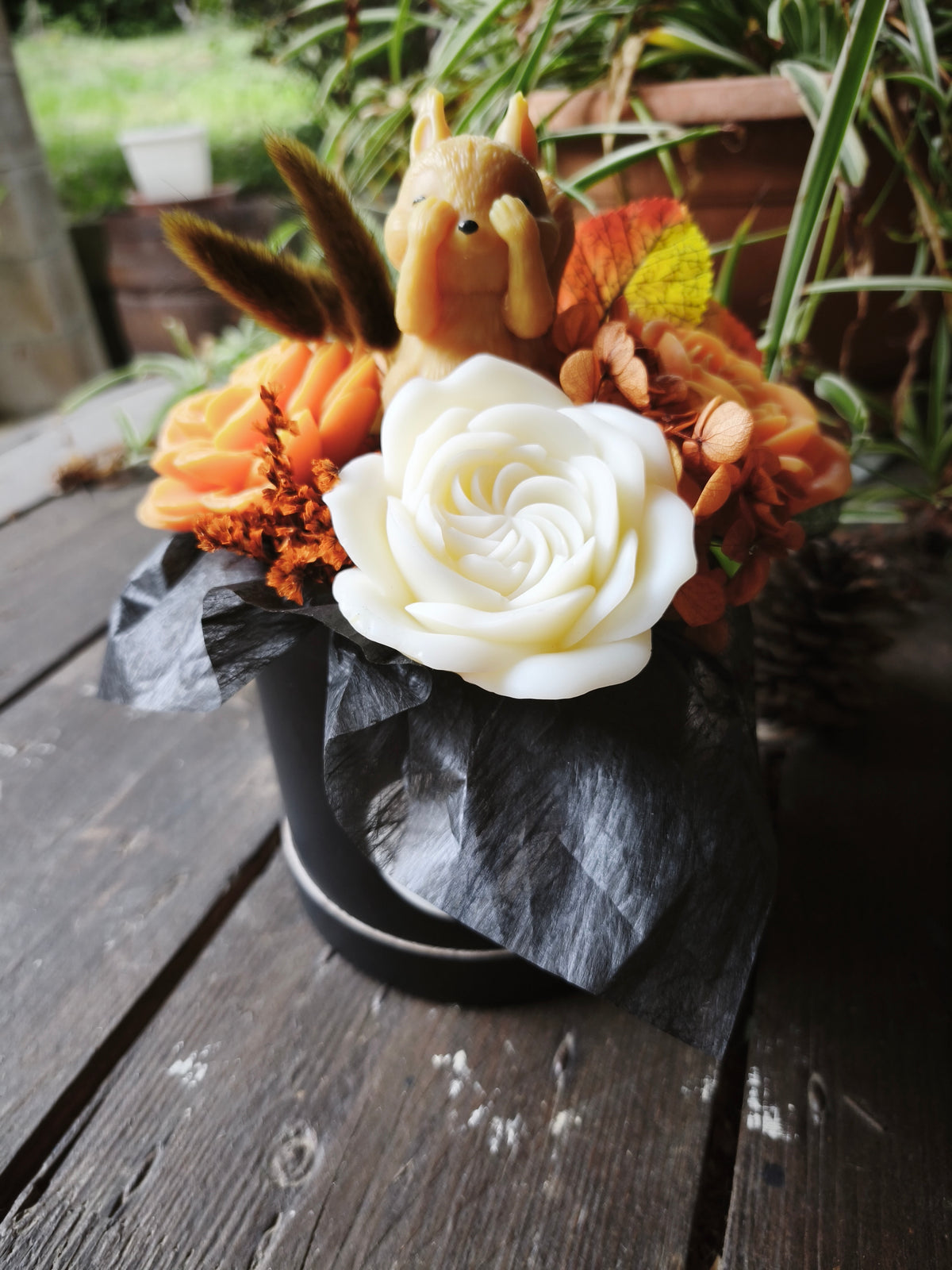 Cache cache d'automne bouquet de fondants parfumés - lait de coton