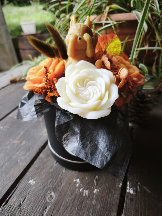 Cache cache d'automne bouquet de fondants parfumés - lait de coton