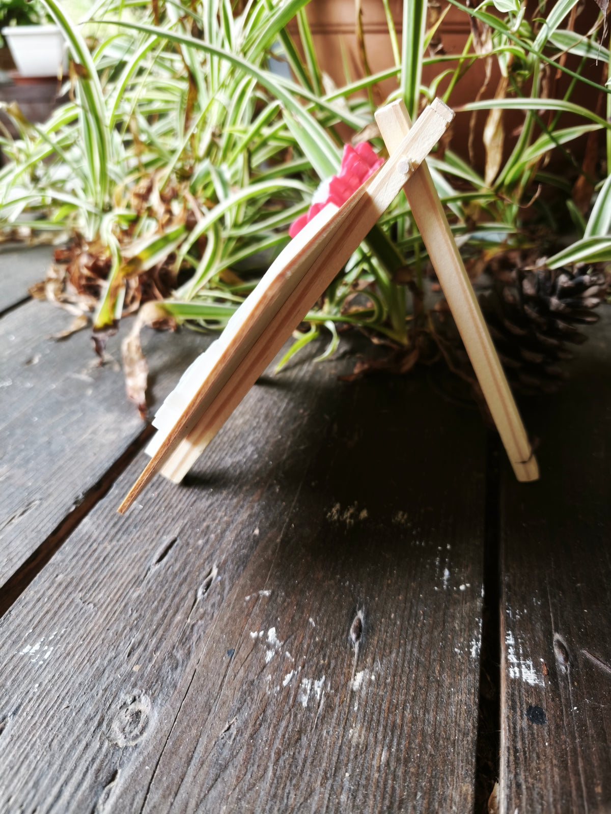 Un voyage fleuri - Décoration en résine minérale et cire végétale