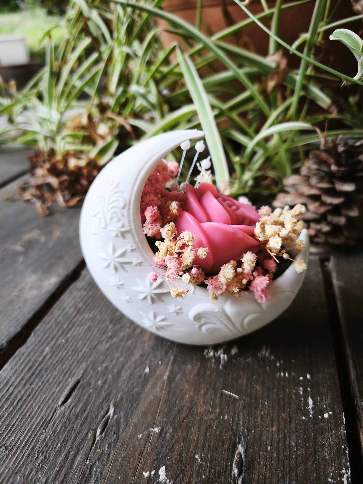 Rose de Lune – Décoration florale parfumée