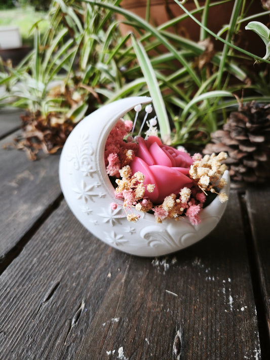 Rose de Lune – Décoration florale parfumée