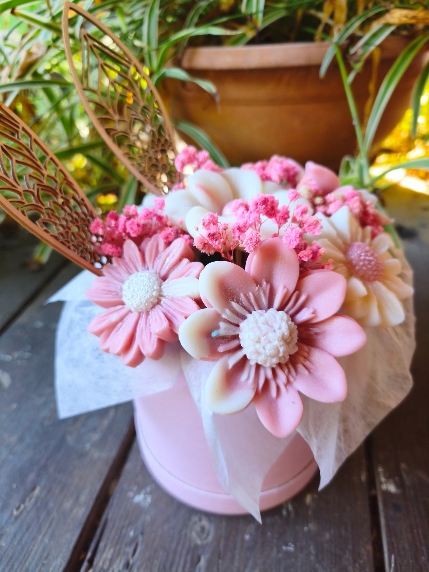 Jardin de Douceur – Bouquet parfumé Pêche de Vigne