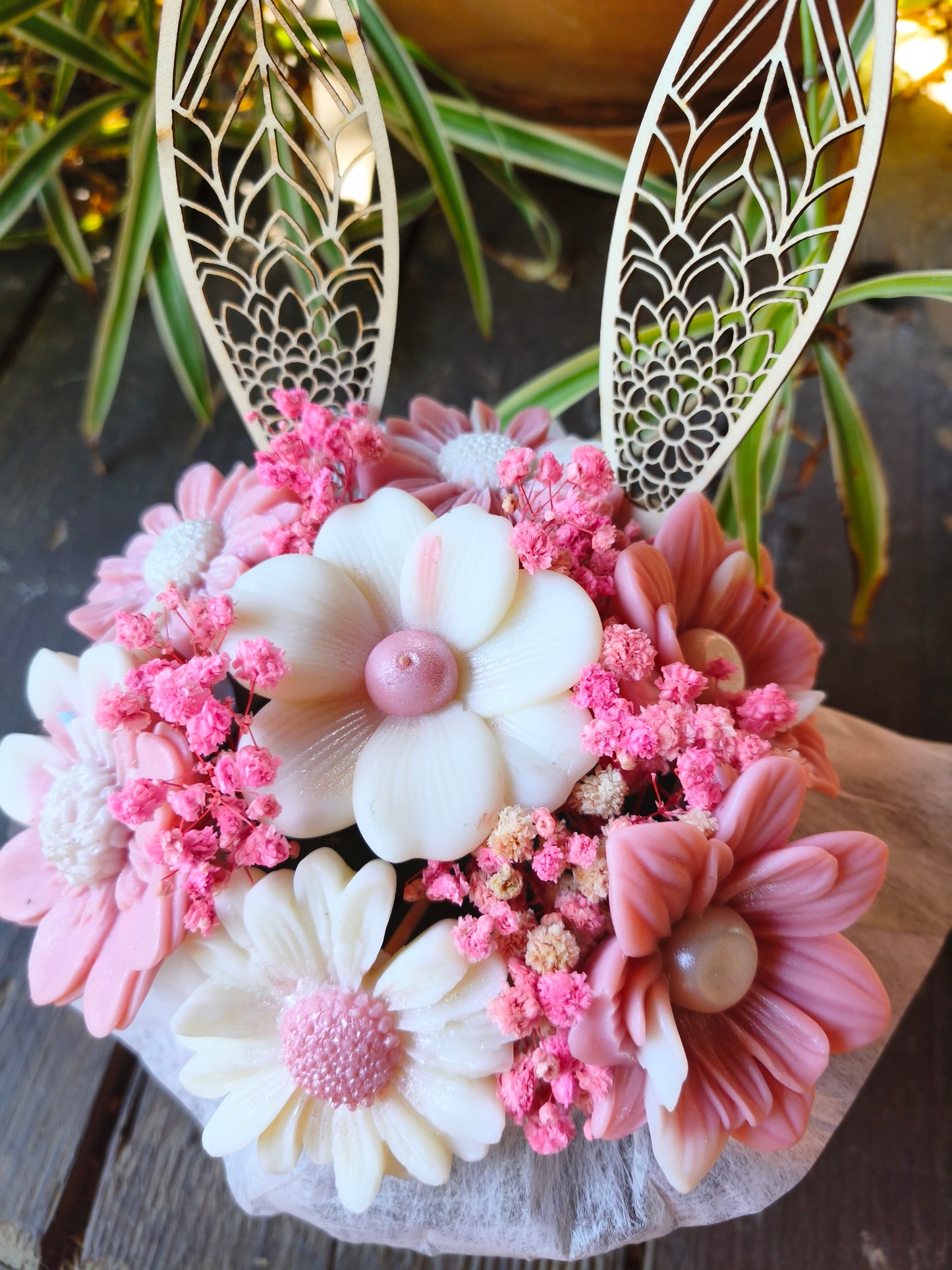 Jardin de Douceur – Bouquet parfumé Pêche de Vigne