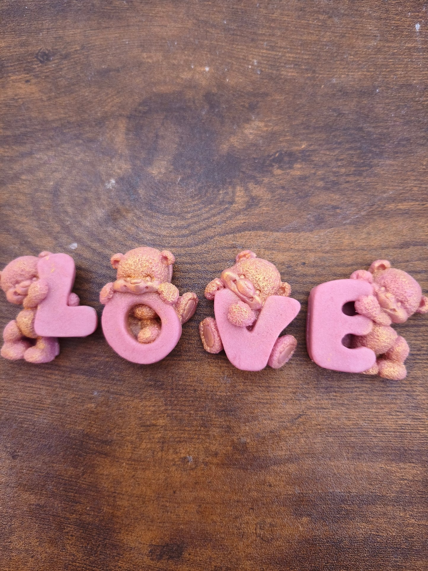 Fondants parfumés Oursons Love personnalisables | Cire végétale & Parfums de Grasse